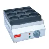 Commercial electric heating egg burger machine FY-HB09, a nine-hole burger stove specially designed for snack burger shops Specification image